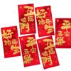 6pcs Blessing 2025 Snake Year Red Envelopes Chinese Style Money Packet  Celebration Party