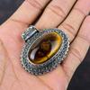 Marra Mamba Tiger Eye Pendant Natural Gemstone Pendant 925 Sterling Silver Pendant Handmade Antique Jewelry Anniversary Gift Vintage Pendant