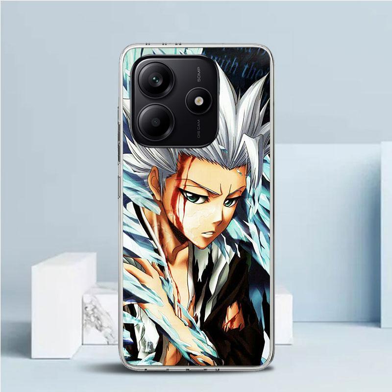 Hitsugaya Toushirou Bleach Phone Case For Xiaomi Redmi Note 15 14 14S 13 12S 12 Pro Plus 11S 11 11T 11E 10S 10 + Soft TPU Back C