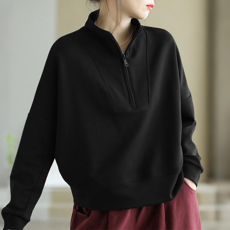 ZANZEA Women Casual Stand Collar Loose Long Sleeve Pullover Autumn Tee Tops M 1790₽