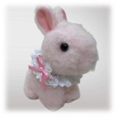 Bamboo Shoot Fluffy Series Rabbit Pink 50011 Approx. H10cm