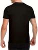 Summer Men's Black Short Sleeve T-shirt with Bohemian Rhapsody Band Portrait Print Casual Round Neck Breathable Rock Music Tee