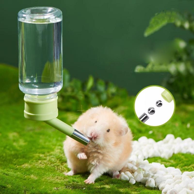 Hanging Hamsters Water Dispenser for Hamsters Cage Automatic External Small Animals Water Bottle NonMess Watering Supply