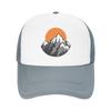 Sunrise Sun Mountain Pool Party Mesh Baseball Caps For Womens  Highend FeUnisex Beach Sunscreen Hats Hip Hop Trucker Cap