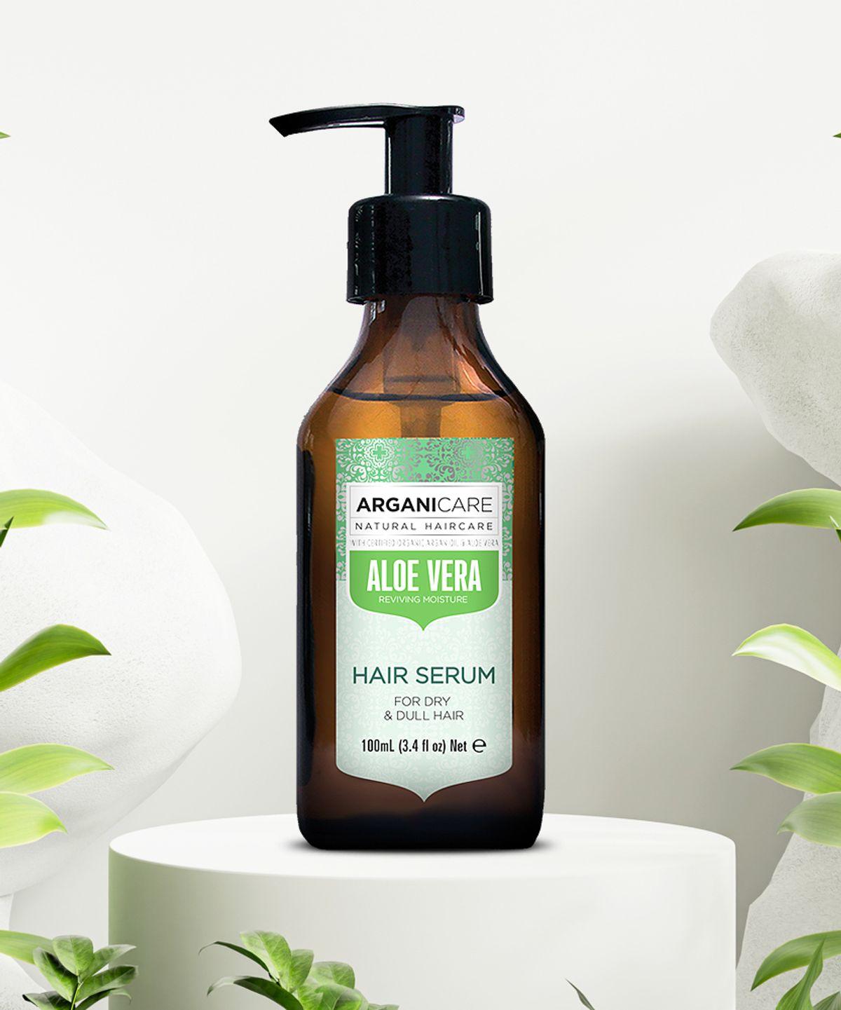 Aloe Vera & Argan Oil Hair Oil Serum for Dry Hair 100ml