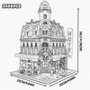 Creative Expert Brick Bank Cafe Corner Model MOC Street View House Building Blocks Toys Pet Book Shop Town Hall Downtown Diner