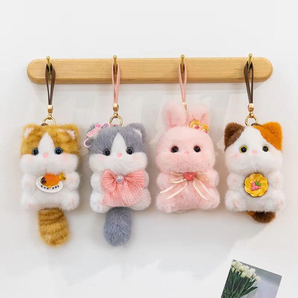 Stuffed Animals Cat Stuffed Toy With Fragrance Rabbit Penguin Doll Animal Plush Pendant  Kid Gift