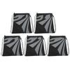 5-teiliges Set Outdoor Kordelzug Rucksack Wasserdicht Faltbare Sporttasche Strand Schwimmen Tasche