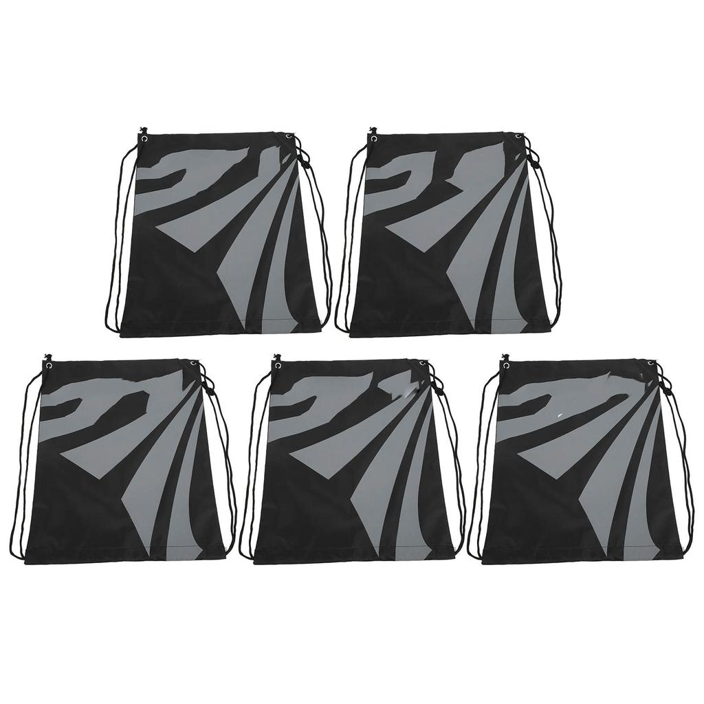 5-teiliges Set Outdoor Kordelzug Rucksack Wasserdicht Faltbare Sporttasche Strand Schwimmen Tasche