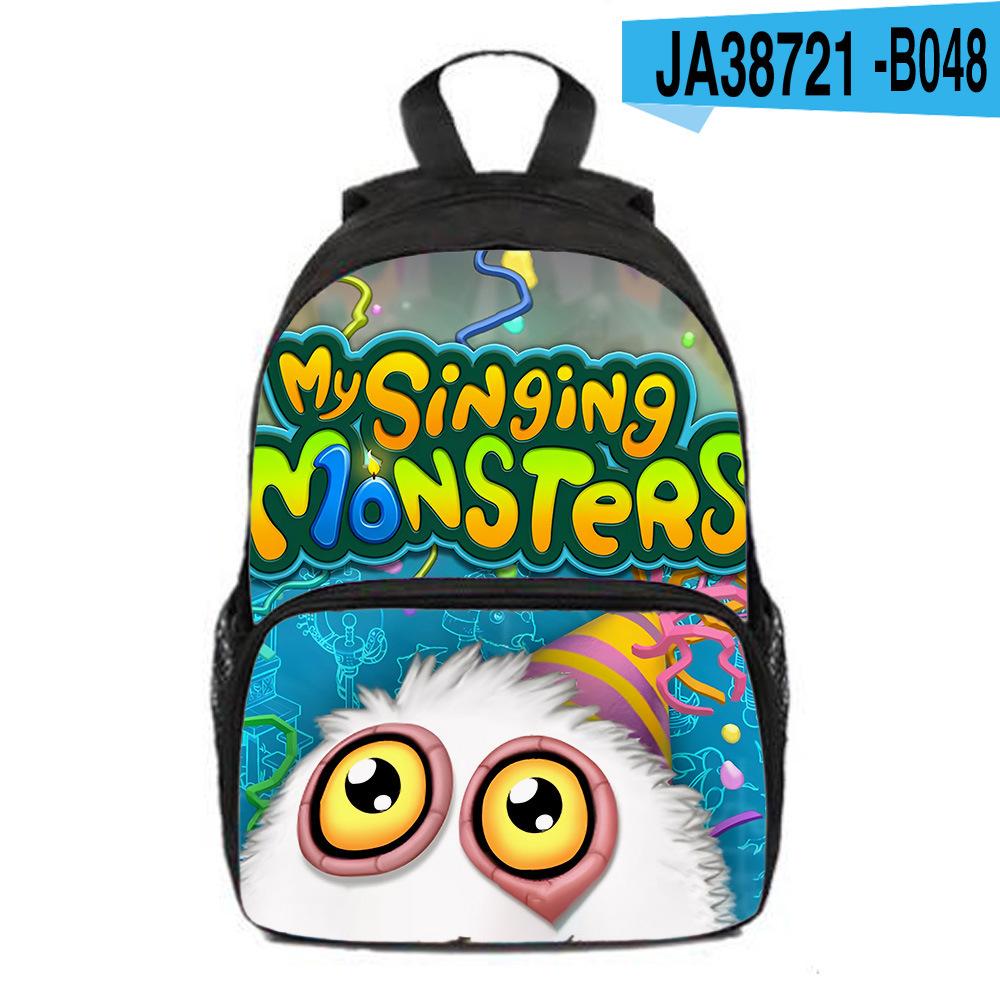 Zaino per Bambini Scuola Primaria e Materna Nuovo My Singing Monsters Concerto dei Mostri Zaino, Zaino Regalo