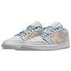 Air Jordan 1 Low Sail Canvas Women Sneakers White Iris-Whisper Worn-Blue DQ4151-500