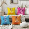 Pillow Case Cartoon S-Smile P-Precures Home Dorm Chair Back Short Plush Double-Sided Printing Office Nap Time Cushion Cover