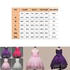 Splendido Vestito da Principessa con Fiocco per Damigella d'Onore per Bambini Perfetto per Feste e Matrimoni