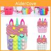 Enchanting Unicorn Pop It Silicone Push Bag With Brain-boosting Features