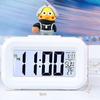 Cartoon Music Watch Desktop Alarm Clock Cordless Battery Powered
