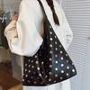 Women's Metal Polka Dot Shoulder Bag Tote Bag