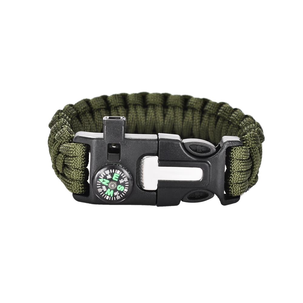 Multi-function Survival Paracord Bracelet Outdoor Camping Rope Parachute Cord Bracelet Outdoor