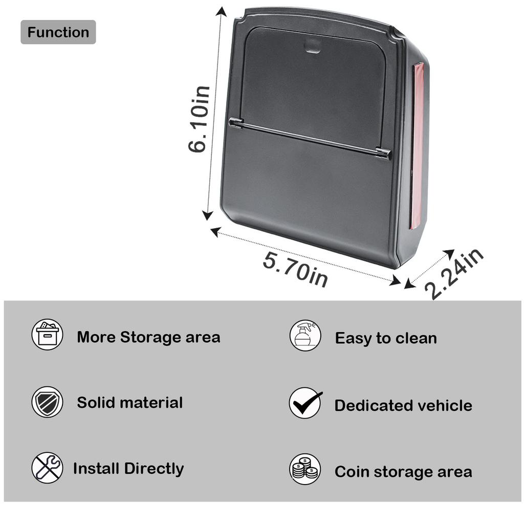 Armrest Hidden Box Tray for Kia Sportage 2023-2025 2026 NQ5 Center Console Secret Organizer Interior Storage Box Car Accessories