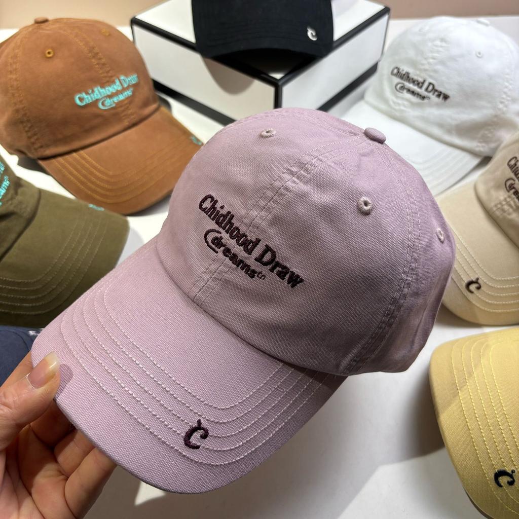 Embroidery Alphabet Baseball Cap Spring Summer Outdoor Leisure Shade Cap Trendy Versatile Sports Tennis Cap Women