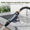 Metal Water Spray Gun with Hose and 3 Connector Set for Outdoor Cleaning Gardening Car Washing Adjustable Nozzle Design