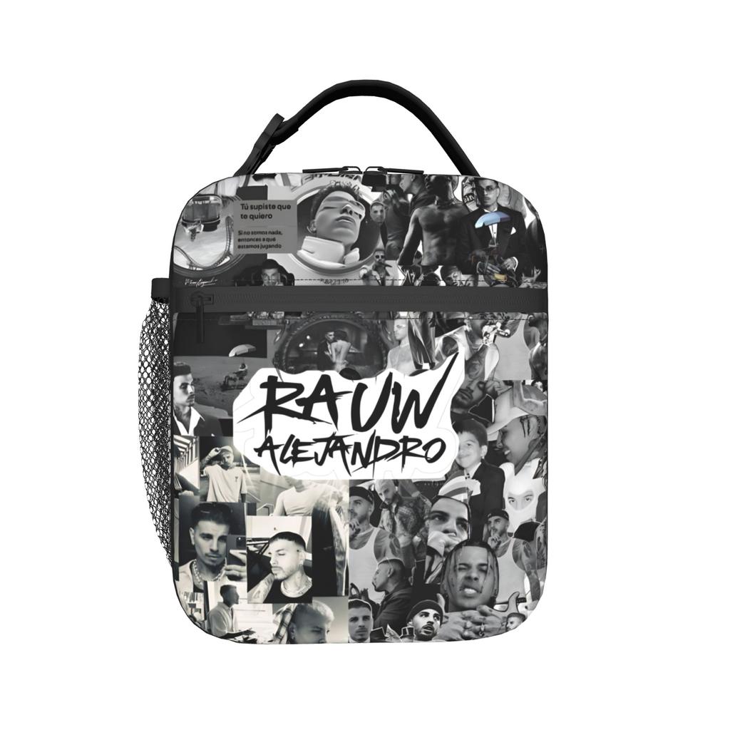Lunch Box Rauw Alejandro Singer Rapper Accessories Lunch Food Box Fashion Thermal Cooler Lunch Box For Travel
