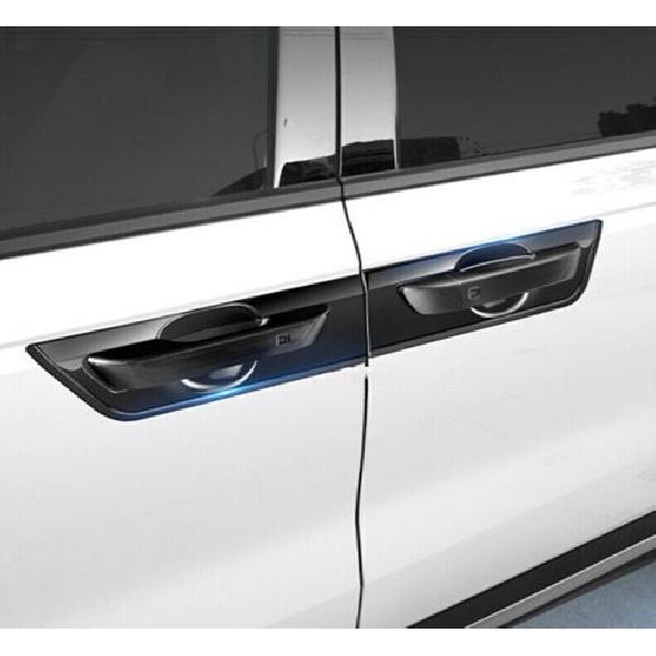 For Kia Carnival -2025 Glossy Black Side Car Door Handle molding Cover Trim