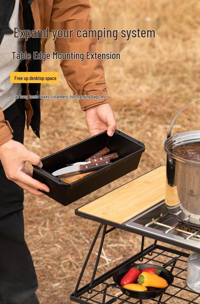 Koman CK-2G Outdoor Camping Folding Multi-layer Table & Modular Stove BBQ Expansion Board
