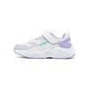 Zapatos Casuales Bajos Antideslizantes Amortiguadores Cómodos para Niños Zapatillas para Niños Blanco Lavanda 310930L-WLV