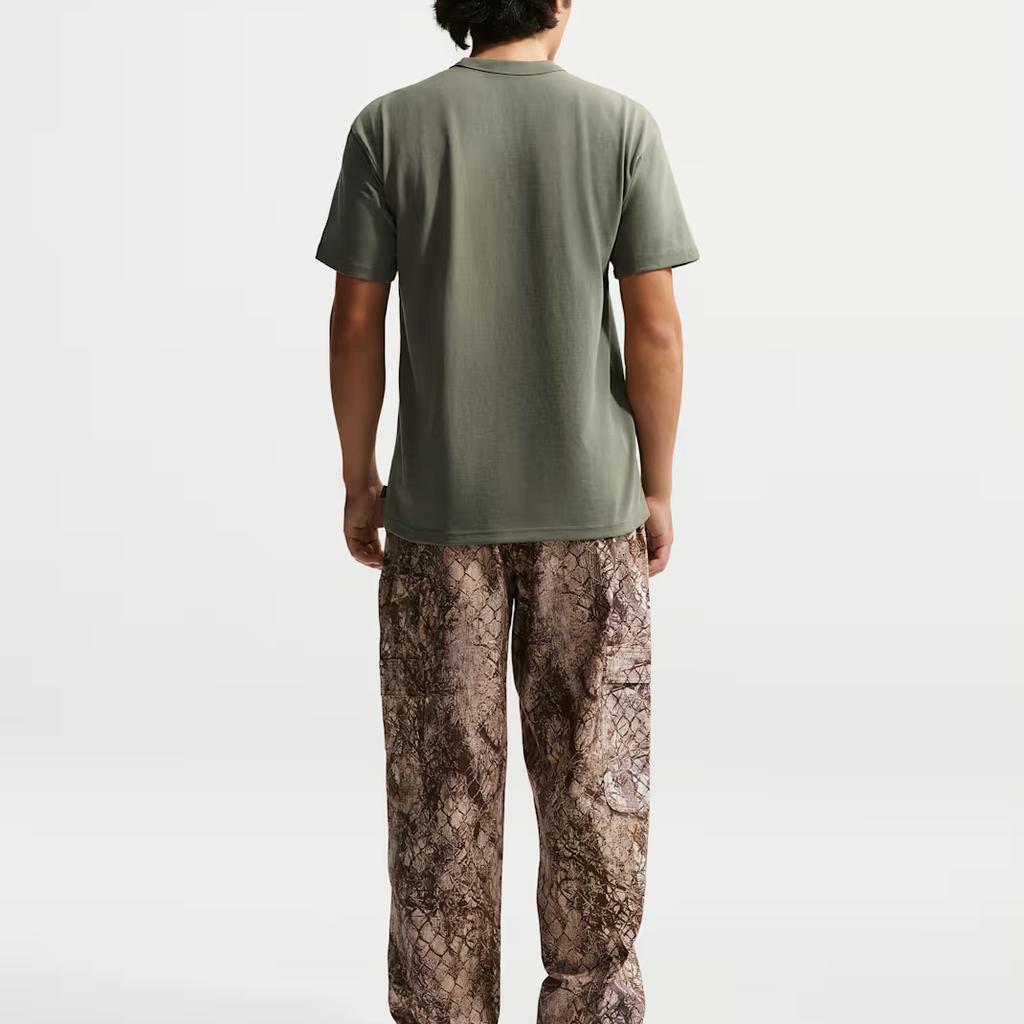 Nike Sportswear T Shirts Men's Silver Sage Crew Neck Moderate IH1122-328
