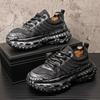 Fashion Men's Dad Shoes, Breathable Sports Shoes, Retro Height-increasing Tire Soles, Light Luxury and Fashionable Casual Shoes  B29