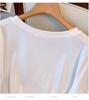 Women's Plus Size Loose Fit Mid-Length Short Sleeve Round Neck T-Shirt (200/300/350 Jin)