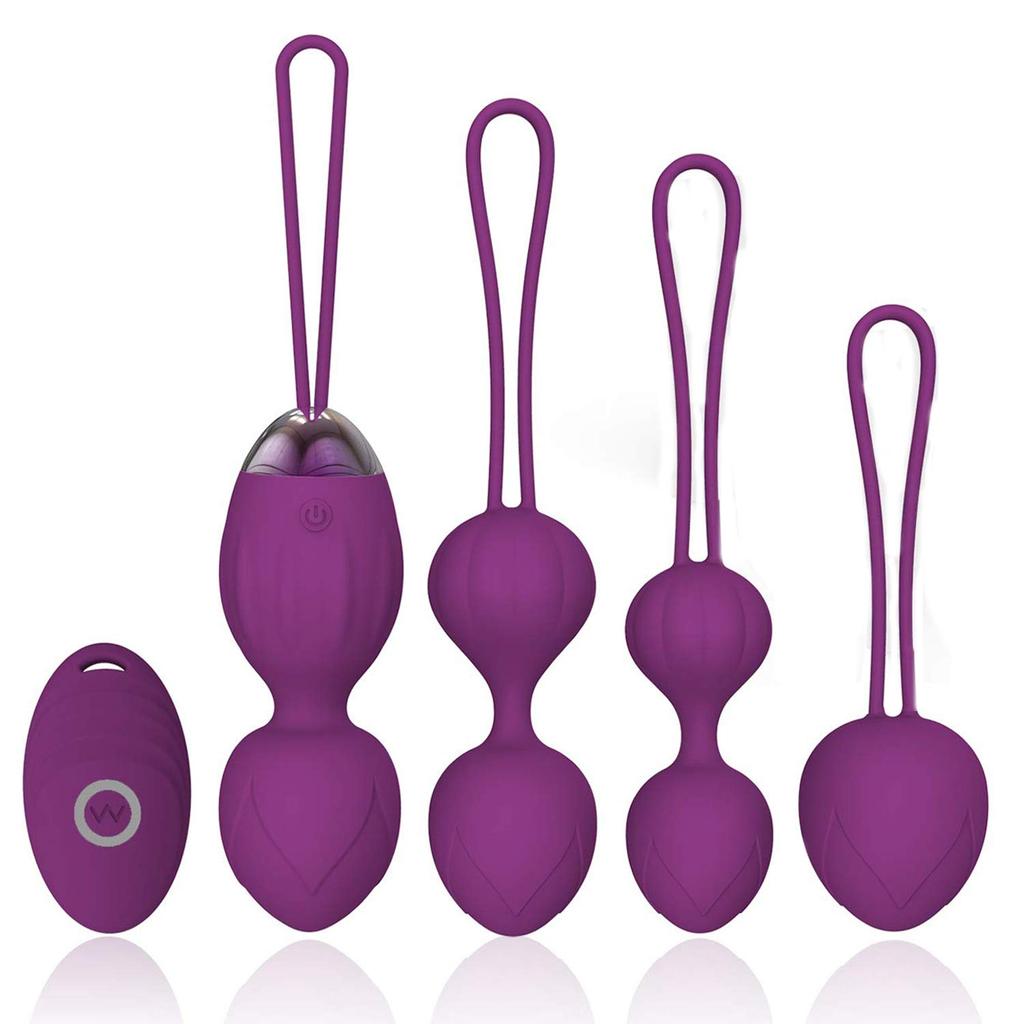 Vaginal Training Ball Ultimate Tightening Vaginal Training Rotor Contraction Exercise Fully Waterproof Silicone Geisha Ball for Women [Adult]