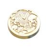 Emboss Sealing Wax Stamp Head Brass Sealing Stamp Wax Seal Stamp Head Replacement for Envelope Sealing Greeting Cards