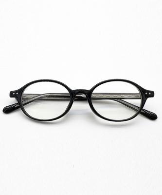 Lapeullolida Home Black Horn-Rimmed Glasses