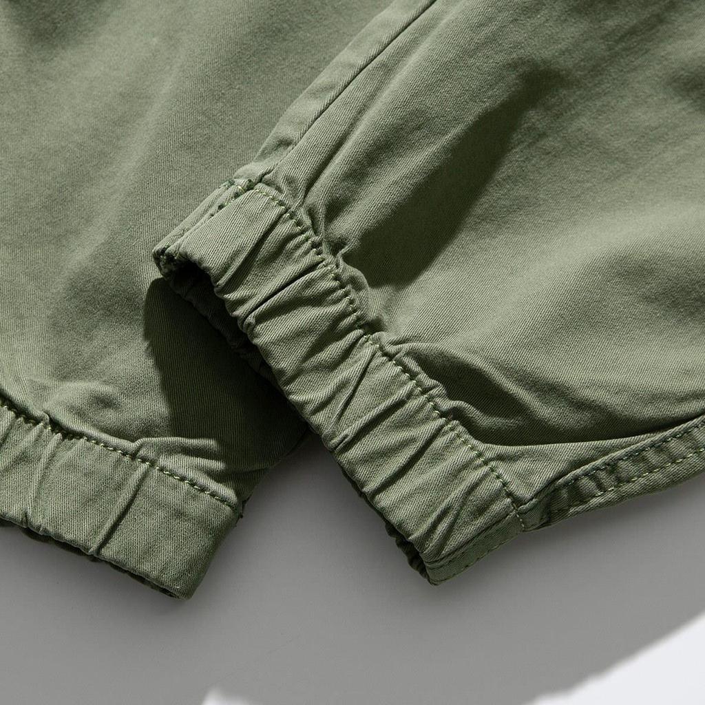 Autumn and Winter Men's Street Fashion Casual Overalls Loose Trendy Multi-pocket Elastic Sports Trousers