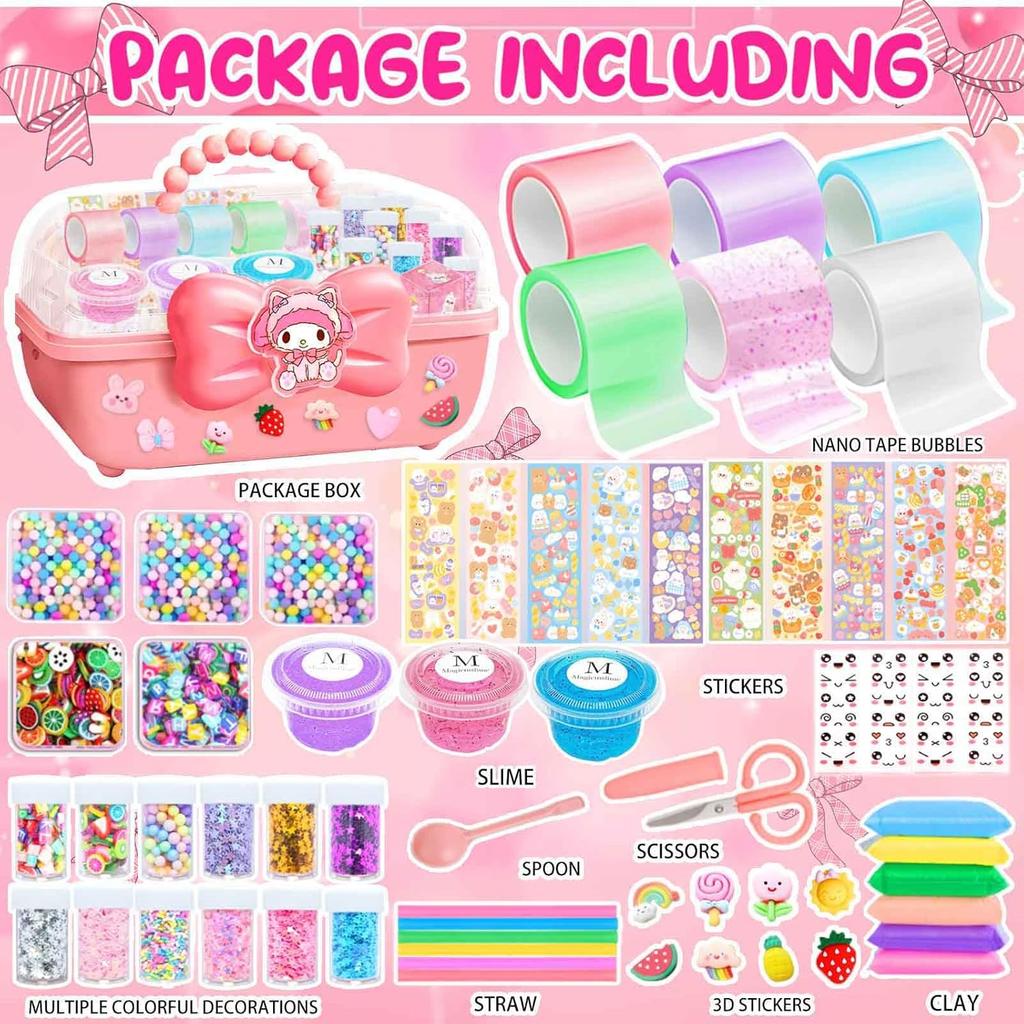 Make Your Own Nano Tape Bubble Kit, Squishy Maker Making Kit, Nano Tape Bubbles