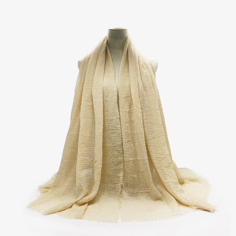 Women Cotton Linen Scarf Summer Girl Solid Color Sunscreen Thin Scarves Soft Shawl Foulard Viscose Spring Female Wrap Shawls New
