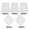 New Iron Wire Grill Racks Square Reusable Grill Net Nonstick Cooking Net Tool Barbecue Net Roast Grate Net