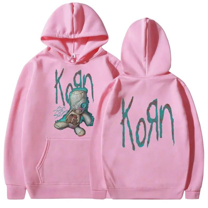 Korn Issues Rock Band Music Album Hoodie Unisex Vintage Metal Gotická Oversized Hoodie Streetwear Hip Hop Punk Mikina s kapucí