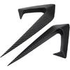 Auto Parts 2PCS Side Camera Protection Cover Carbon Fiber mudapron Trim Cover for Tesla Model 3 2017-2021(Black-Matte Black)