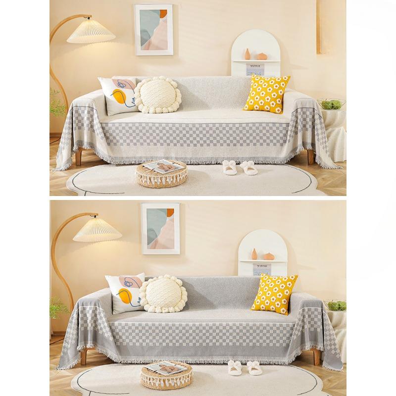 Chenille Leichter Luxus-Sofabezug, Stoff, Vier Jahreszeiten, universell, einfach, modern, All-Inclusive, universeller Sofabezug, High-End-Bezug, Handtuch