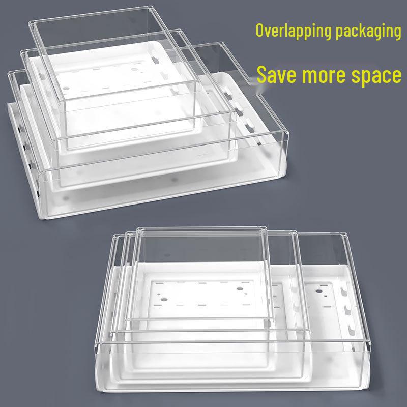 Niewidoczny organizer pod biurko: Bez wiercenia szuflada na artykuły biurowe