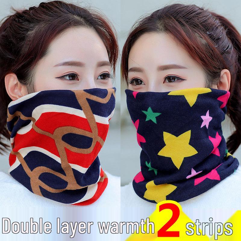 Men's Thermal Multifunctional Neck Gaiter: Windproof, Thickened Headscarf and Face Mask for Outdoor Cycling.