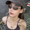 European Retro Frameless Cat Eye Sunglasses – UV Protection, Y2K Style for Women & Men