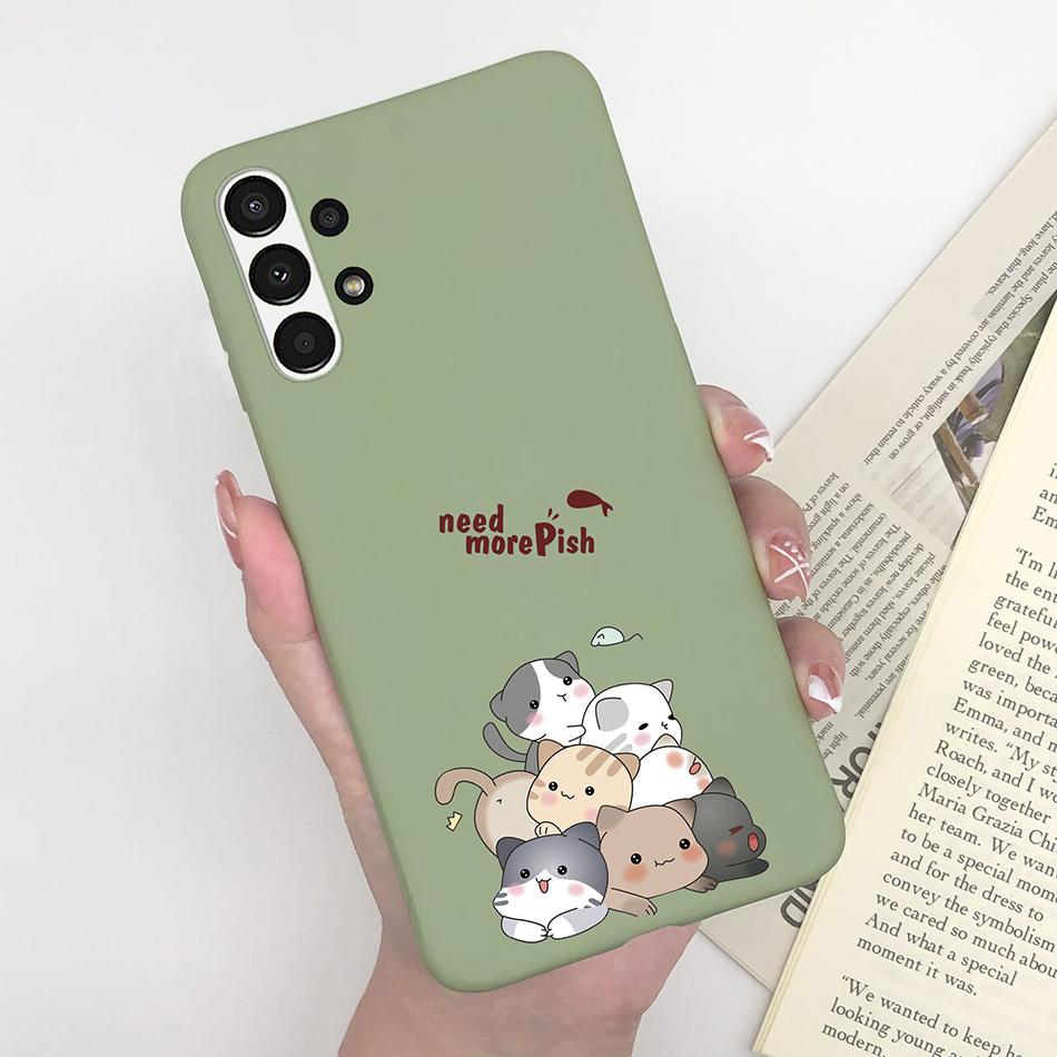For Samsung Galaxy A13 Phone Case SM-A135F Cute Bumper Cartoon Silicone Soft Funda Cover For Samsung A 13 GalaxyA13 Coque Capa
