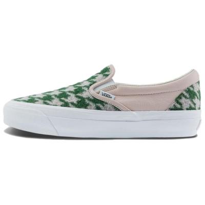 Prémiové Slip-On tenisky 98 'Houndstooth Pack Blush Pink' VN000CSEYWC