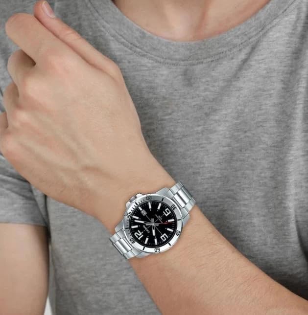 Casio Enticer Stainless Steel Black Dial Casual Analog Sporty Watch MTP-VD01D-1BV Men's
