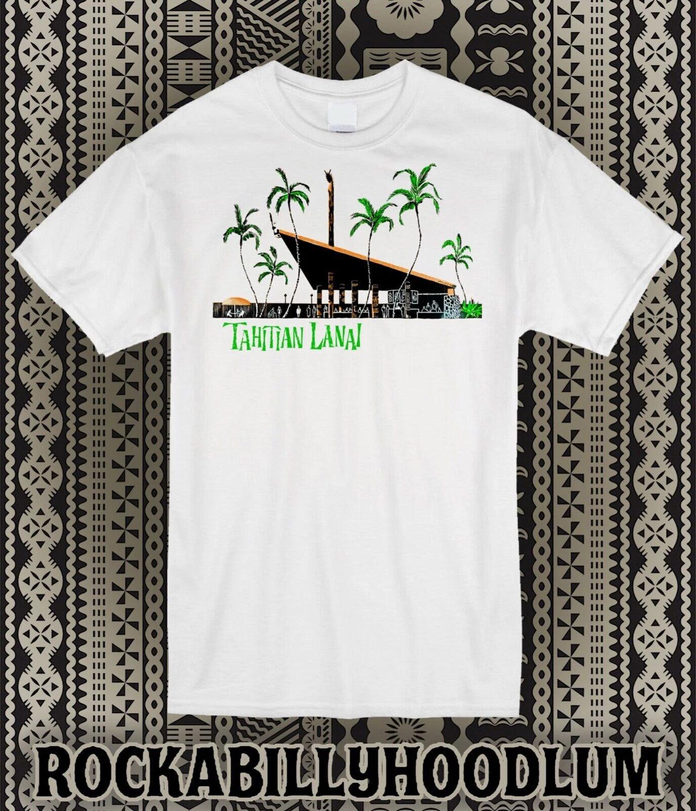 Retro Tiki Art Tee T Shirt Bar Mug Restaurant Polynesian Tahitian lanai S