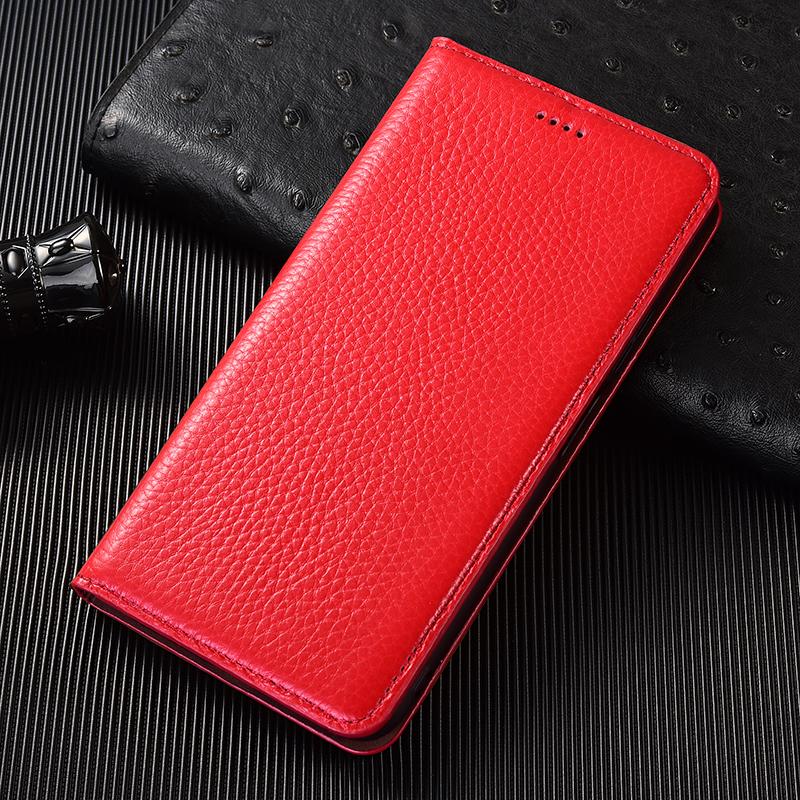 

Шкіряний фліп-кейс Litchi для Samsung Galaxy S8 S9 S10 S10e S20 S21 S22 S23 S24 S25 FE Edge Plus Ultra Чохли для телефону S10e&Genuine Leather червоний