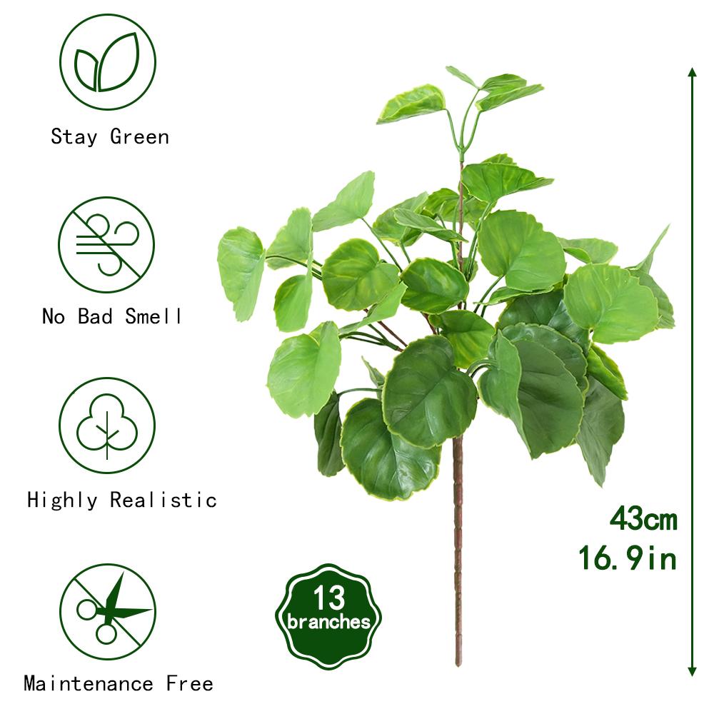 Artificial Eucalyptus Stems Faux Ecualyptus Leaves Money Leaf Fake Greenery Stems Plants for Home Wedding Party Farmhouse Decor